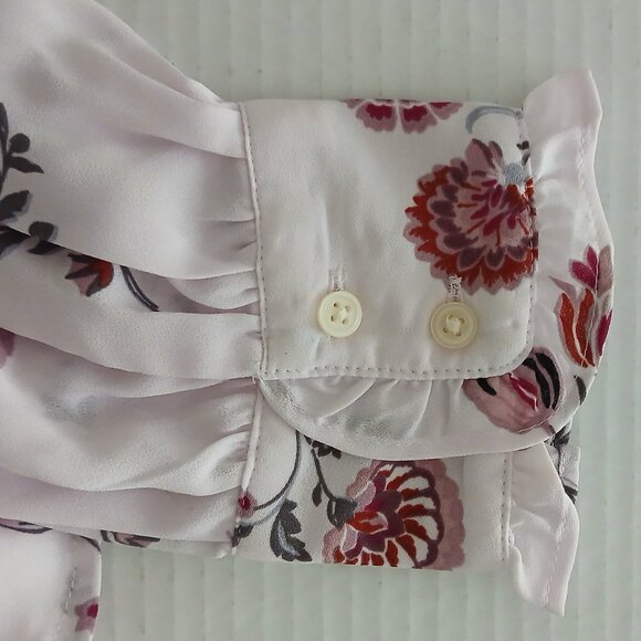 Loft Woman's Blouse Long Sleeve Small - Picture 10 of 11